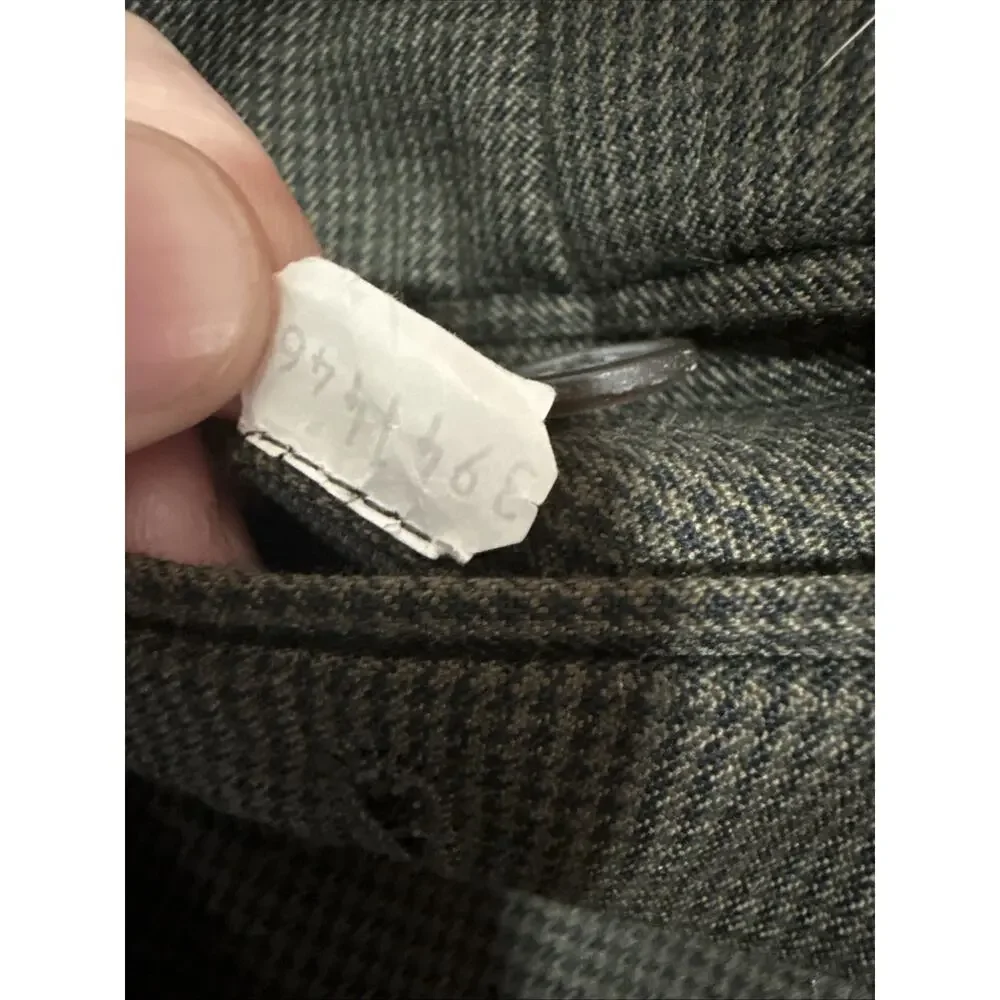 Dark Green Vintage Cellini Linea Mens Size 46L Blazer Sports Coat/pants V8